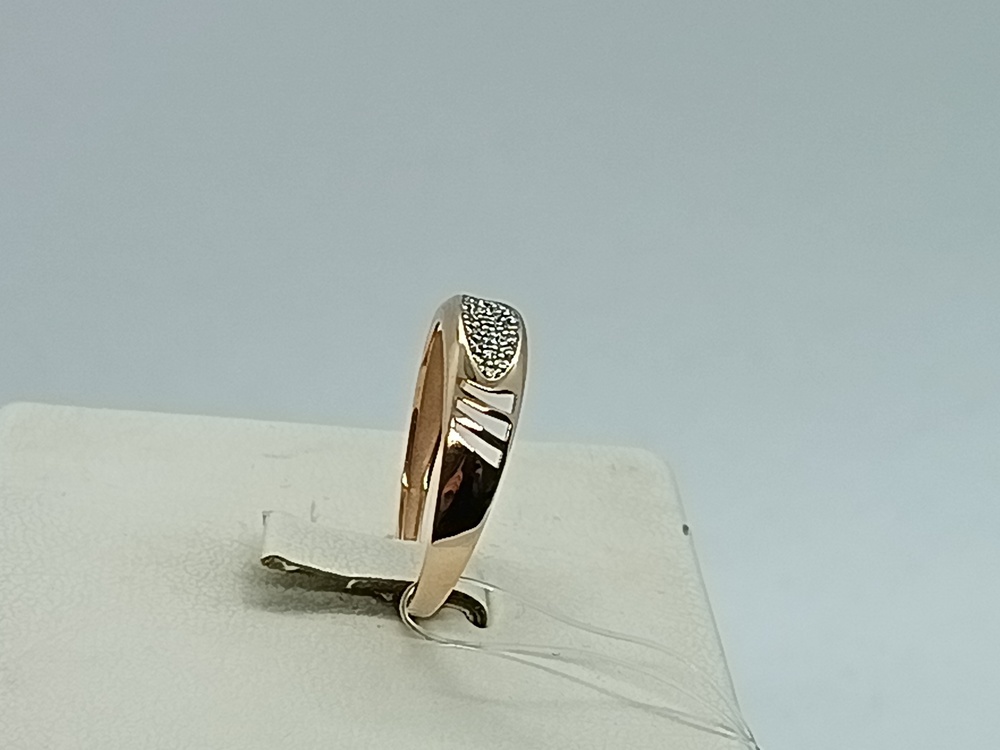 КОЛЬЦО С КАМНЯМИ (Au 585)