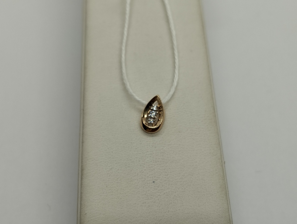 ПОДВЕСКА С КАМНЯМИ (Au 585)