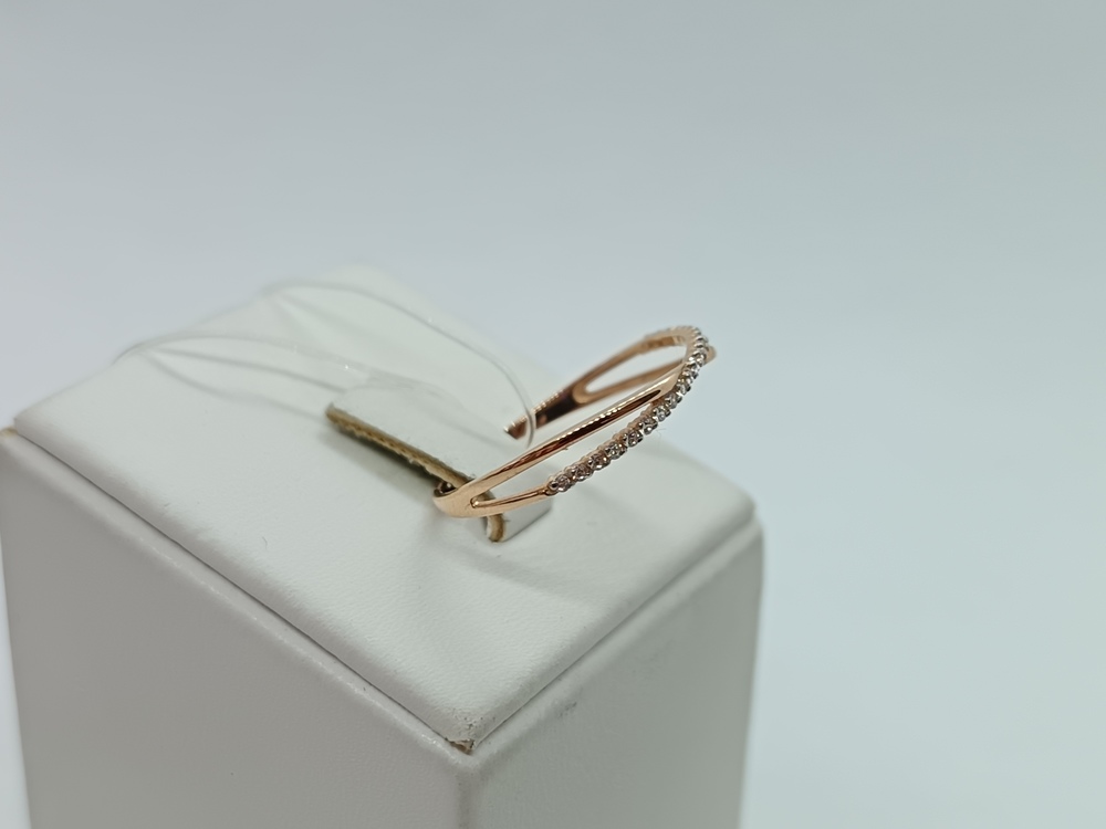 КОЛЬЦО С КАМНЯМИ (Au 585)