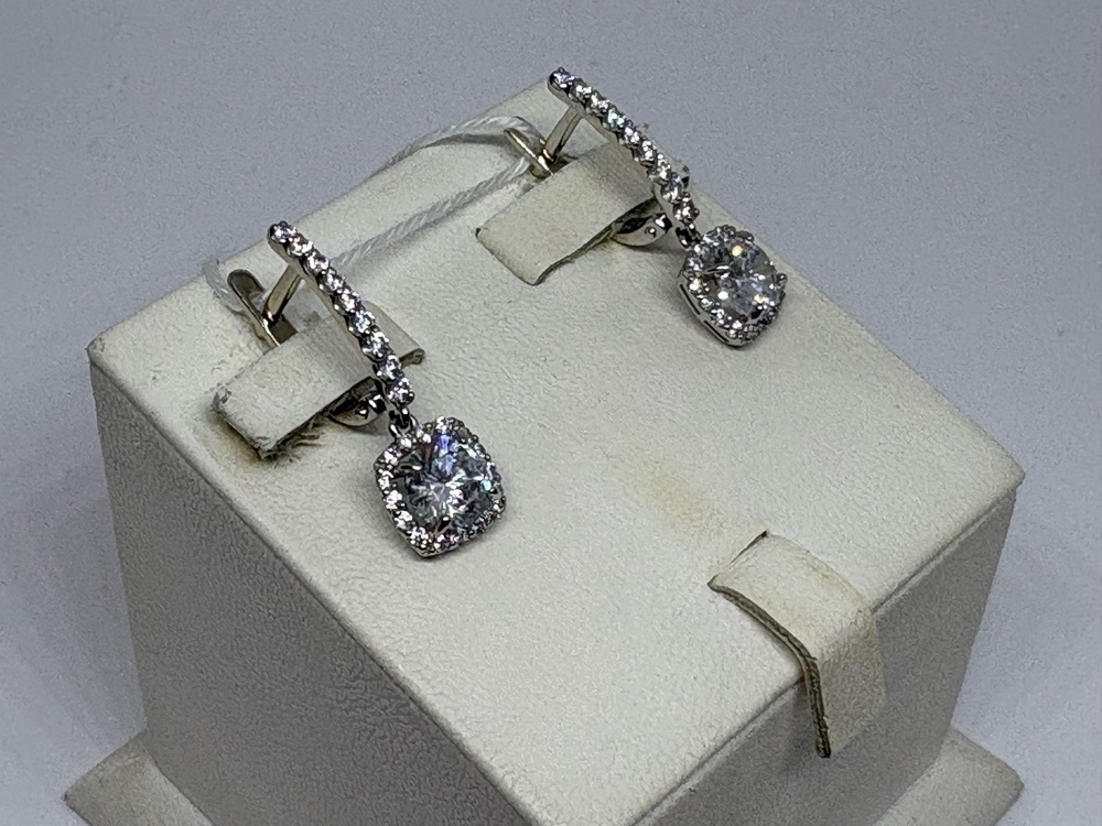 СЕРЬГИ С КАМНЯМИ (Au 585)