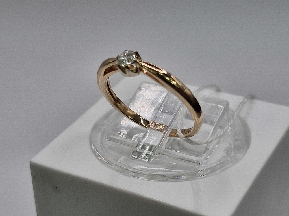 КОЛЬЦО БРИЛЛИАНТ Au 585