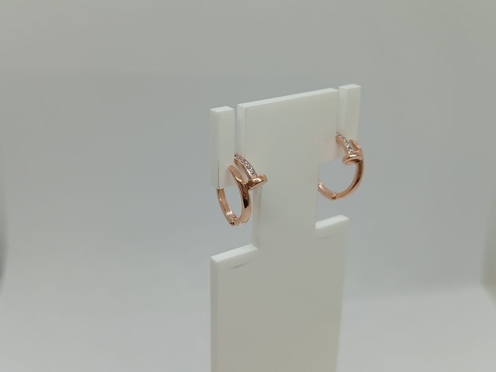 СЕРЬГИ С КАМНЯМИ (Au 585)