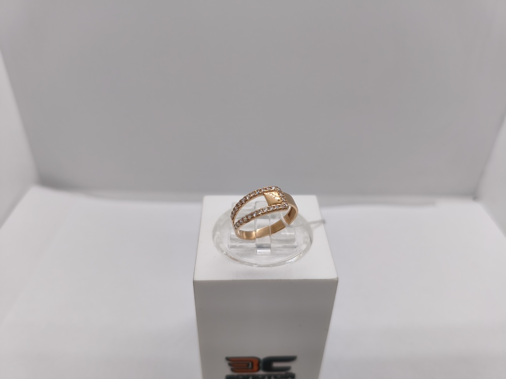 КОЛКМИ585 КОЛЬЦО С КАМНЯМИ (Au 585)