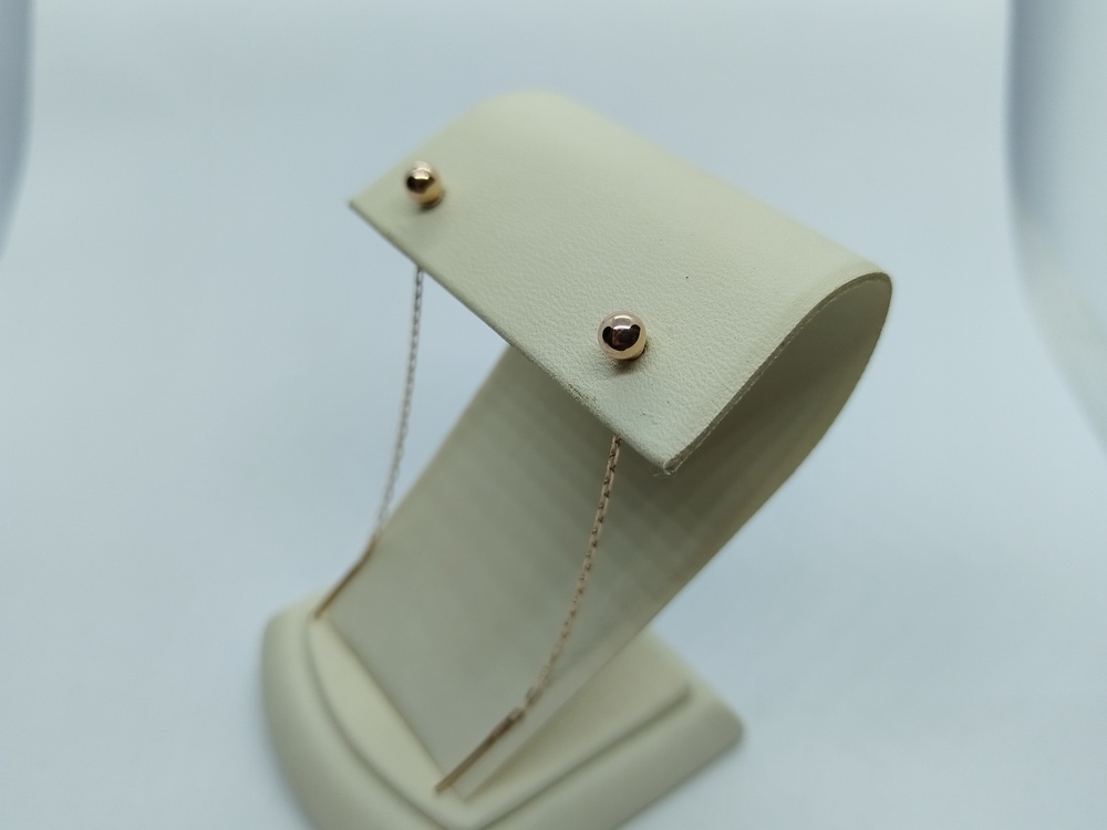 СЕРЬГИ ПРОДЕВКИ без камня (Au 585)