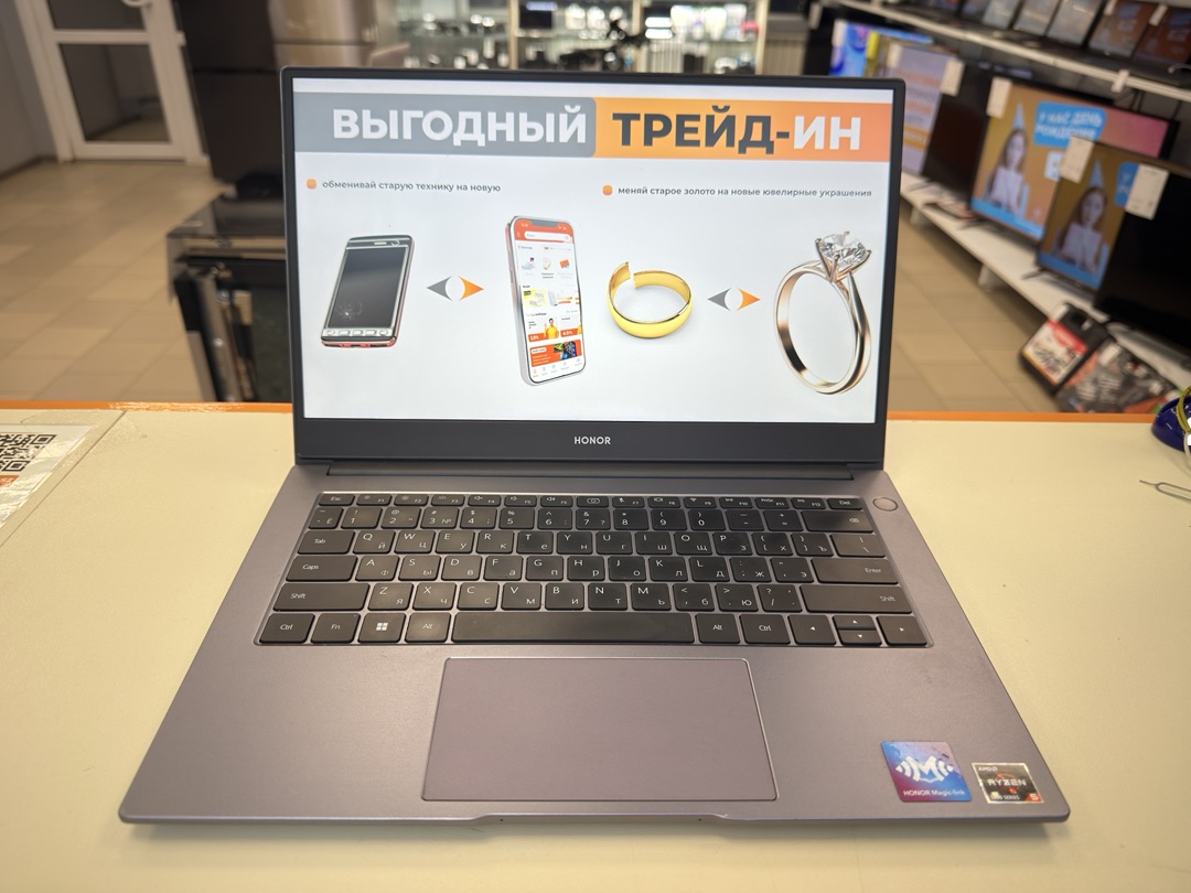 Ноутбук Honor; Ryzen 5-5500U, AMD Graphics, 8 Гб, 512 GB, Нет