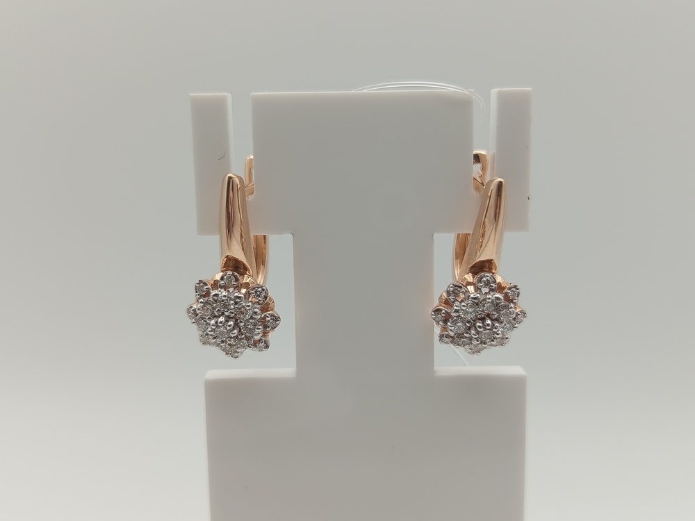 СЕРЬГИ БРИЛЛИАНТ (Au 585)