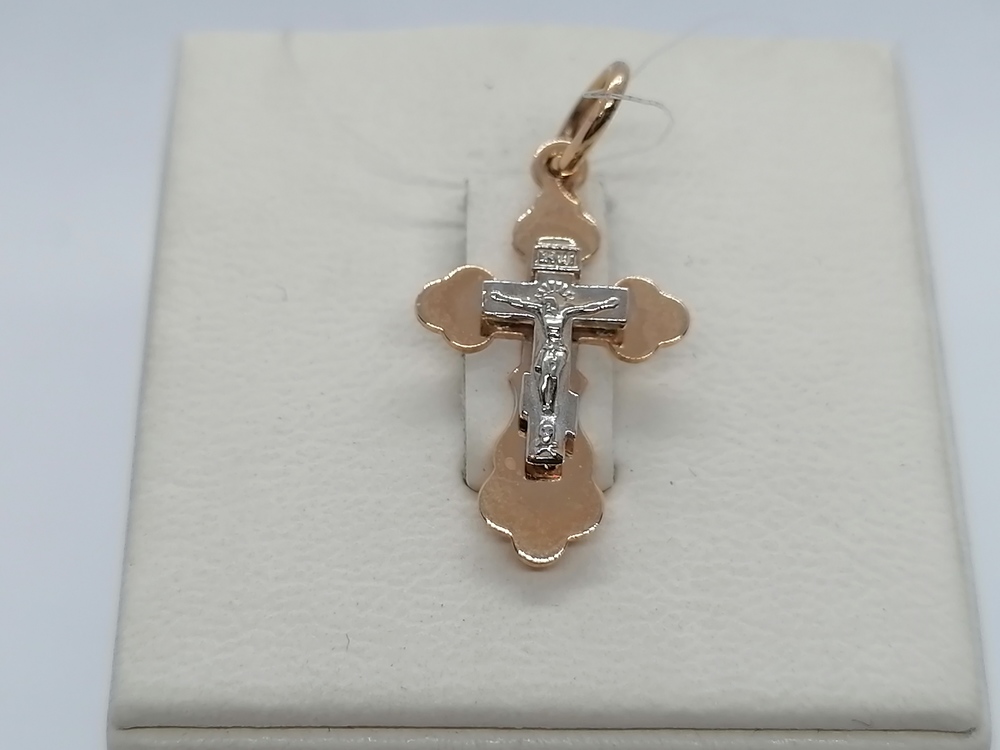 810-00328-10-00-00-00 ПОДВЕСКА КРЕСТ (Au 585)