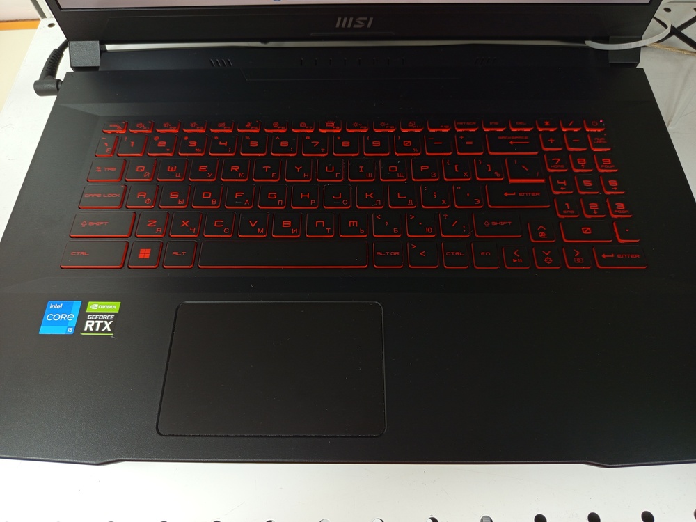 Ноутбук MSI; Core I5-12450H, GeForce RTX 3050 Ti, 16 Гб, 512 GB, Нет