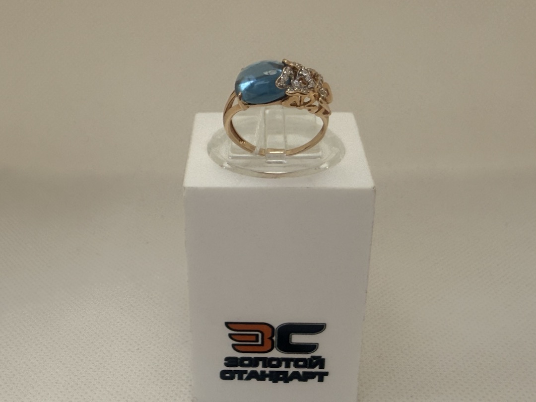 КОЛКМИ585 КОЛЬЦО С КАМНЯМИ (Au 585)