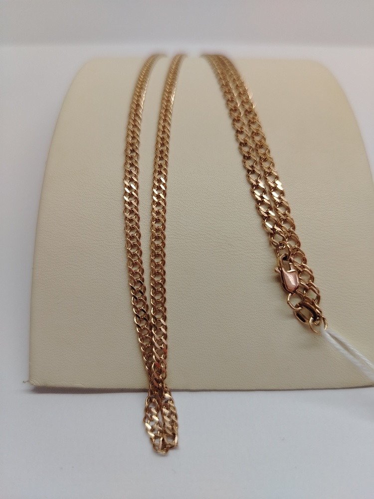 ЦЕПЬ ПОЛНОВЕСНАЯ Ромб двойной (Au 585)