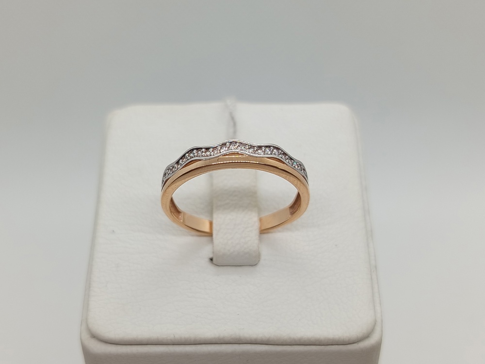 КОЛКМИ585 КОЛЬЦО С КАМНЯМИ (Au 585)