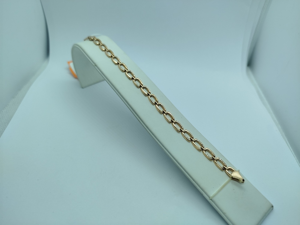 БРАСЛЕТ ПУСТОТЕЛЫЙ Фантазия Au 585