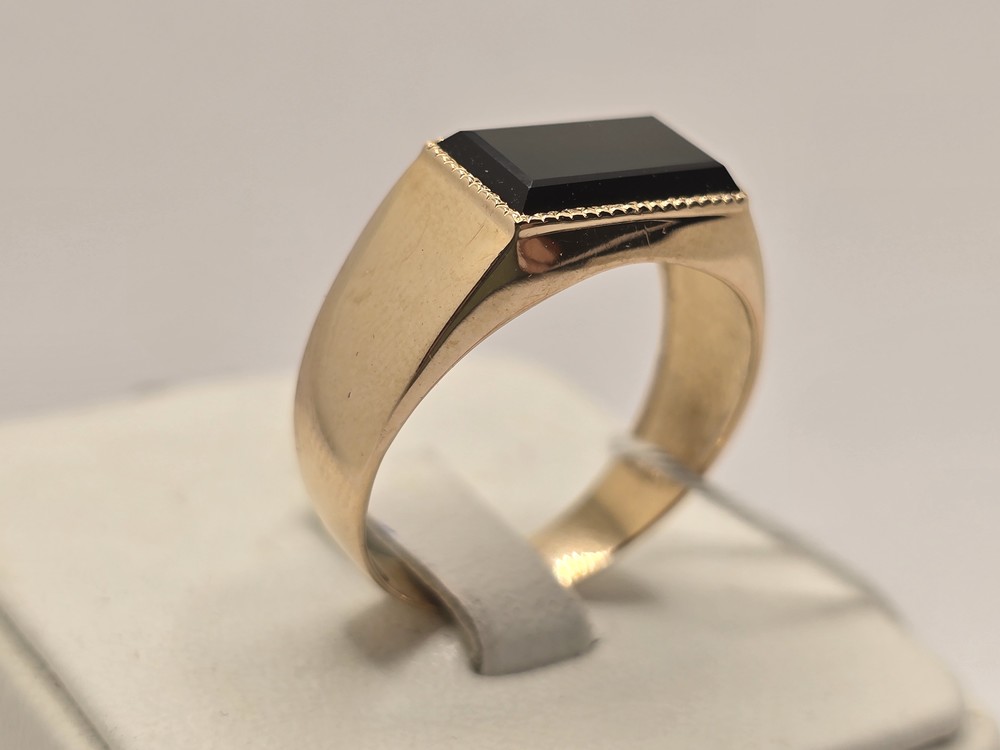 ПЕЧАТКА С КАМНЕМ (Au 585)