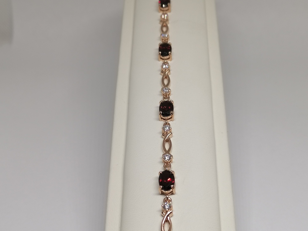 Б585 БРАСЛЕТ С КАМНЯМИ (Au 585)