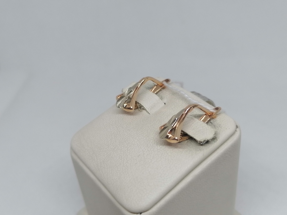 СЕРЬГИ БЕЗ КАМНЯ (Au 585)