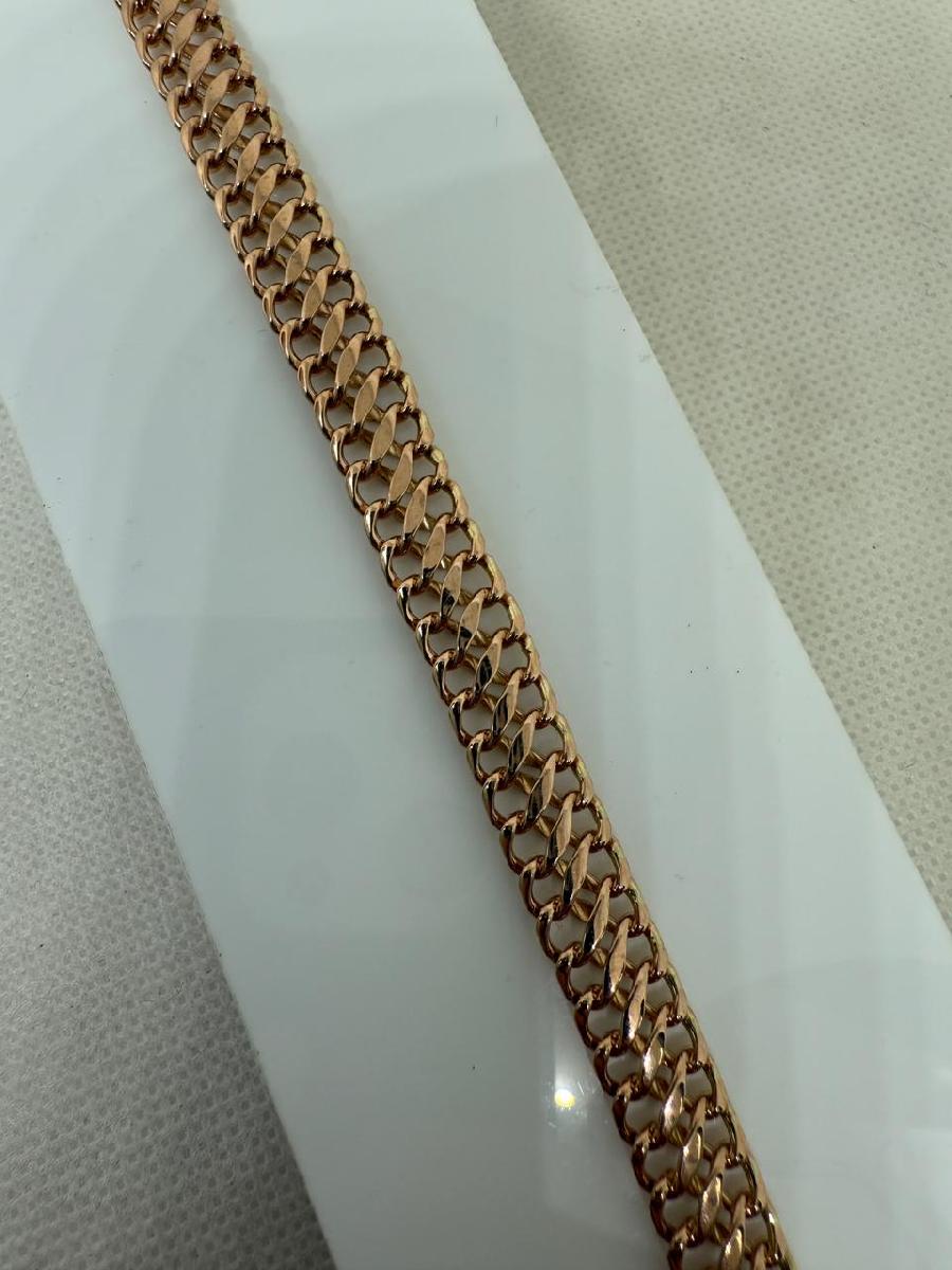 БРАСЛЕТ ПОЛНОВЕСНЫЙ Восьмерка (Au 585)