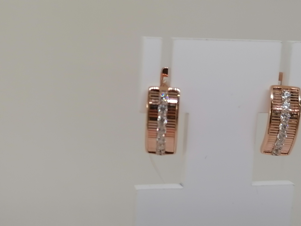 СЕРЬГИ С КАМНЯМИ (Au 585)