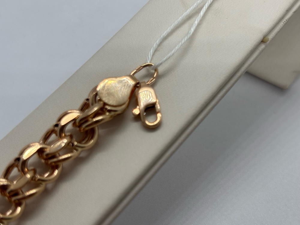 БРАСЛЕТ ПУСТОТЕЛЫЙ Бисмарк Au 585