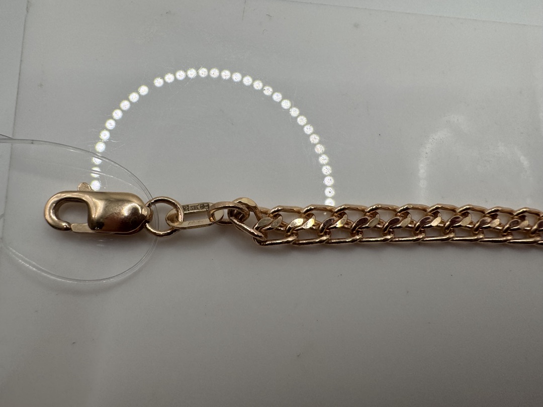 БРАСЛЕТ ПУСТОТЕЛЫЙ Царь (Au 585)