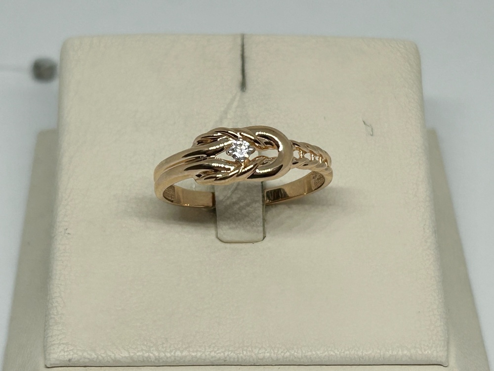 КОЛЬЦО С КАМНЕМ (Au 585)