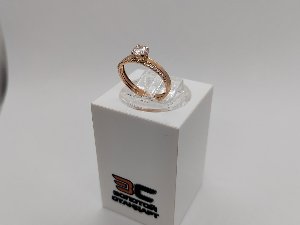 КОЛКМИ585 КОЛЬЦО С КАМНЯМИ (Au 585)