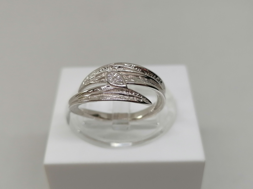 КОЛЬЦО БРИЛЛИАНТ (Ag 925)