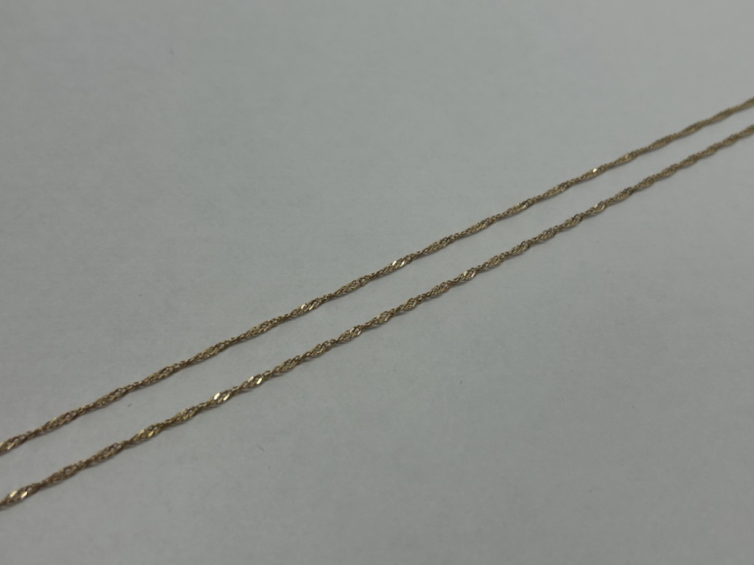 ЦПСИ585 ЦЕПЬ ПУСТОТЕЛАЯ Сингапур (Au 585)