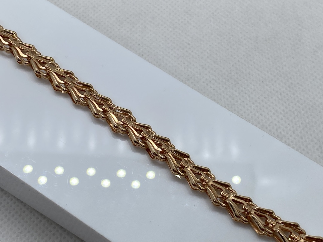 БРАСЛЕТ ПУСТОТЕЛЫЙ Штамповка (Au 585)