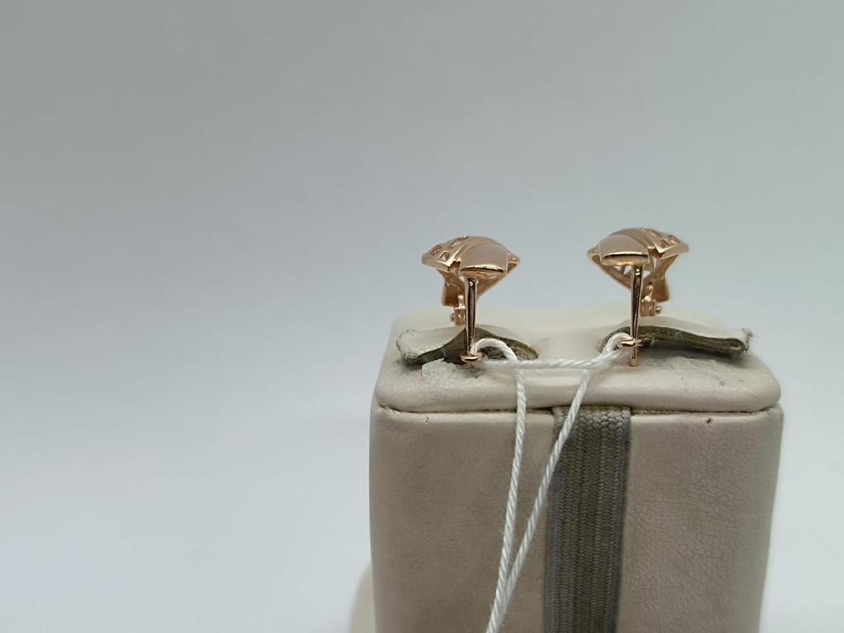 СБКМ585 СЕРЬГИ БЕЗ КАМНЯ (Au 585)