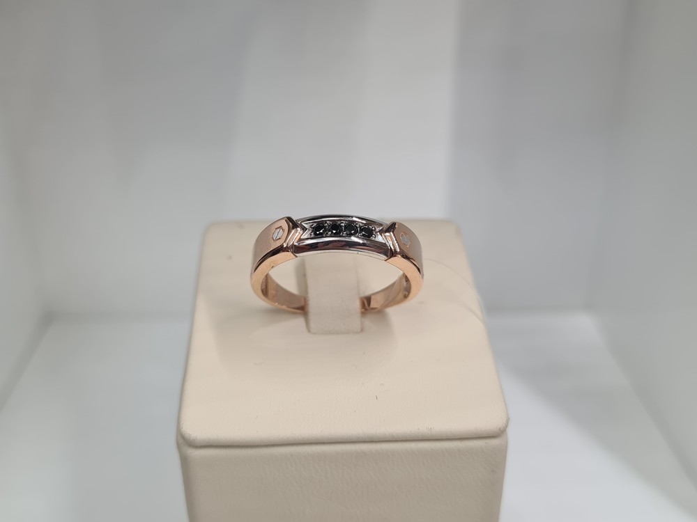 КОЛЬЦО С КАМНЯМИ (Au 585)