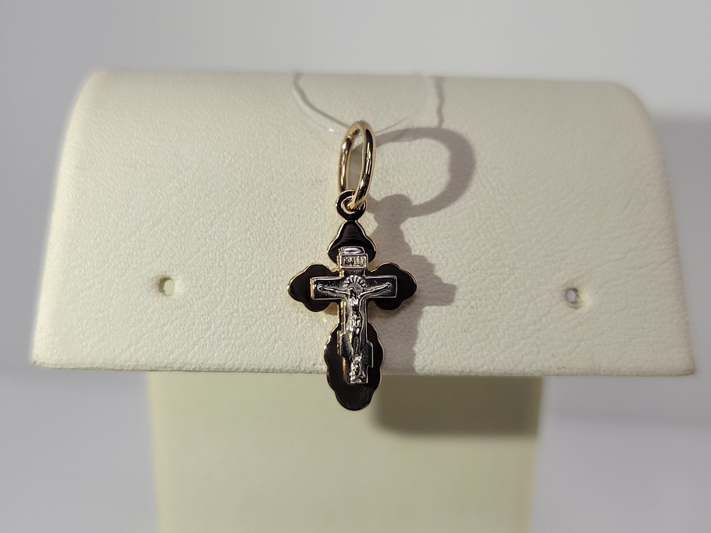 ПОДВЕСКА КРЕСТ без камня (Au 585)