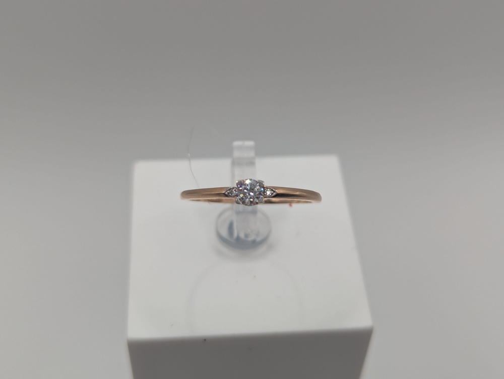 КОЛЬЦО С КАМНЯМИ (Au 585)