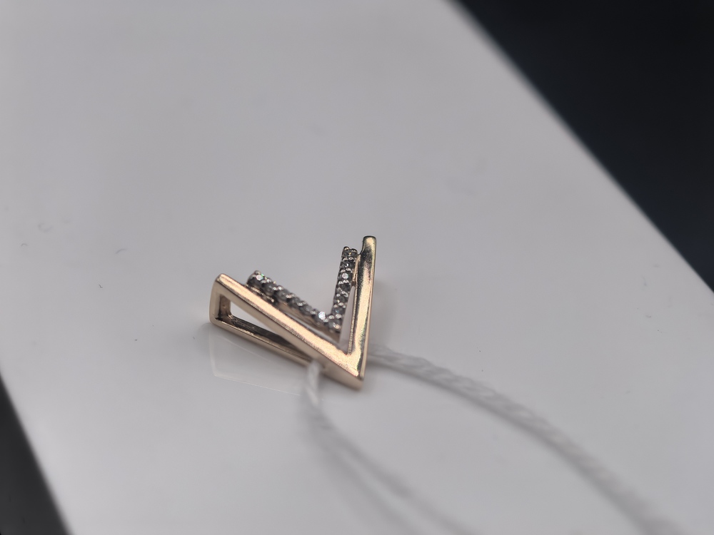 ПОДКМИ585 ПОДВЕСКА С КАМНЯМИ (Au 585)