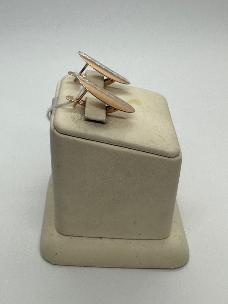 СБКМ585 СЕРЬГИ БЕЗ КАМНЯ (Au 585)