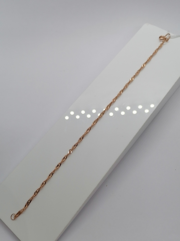 БРАСЛЕТ ПУСТОТЕЛЫЙ Сингапур Au 585