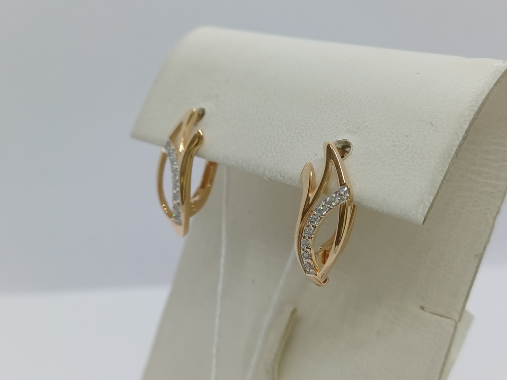 СЕРЬГИ С КАМНЯМИ (Au 585)