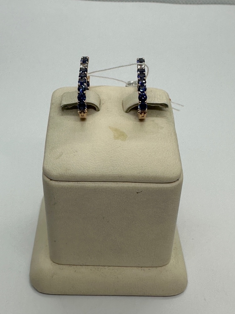 СКМИ585 СЕРЬГИ С КАМНЯМИ (Au 585)