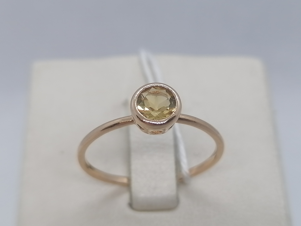 КОЛКМ585 КОЛЬЦО С КАМНЕМ (Au 585)