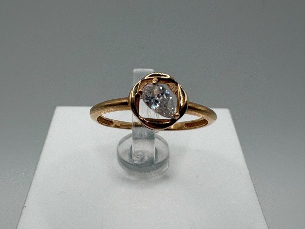 КОЛЬЦО С КАМНЕМ (Au 585)