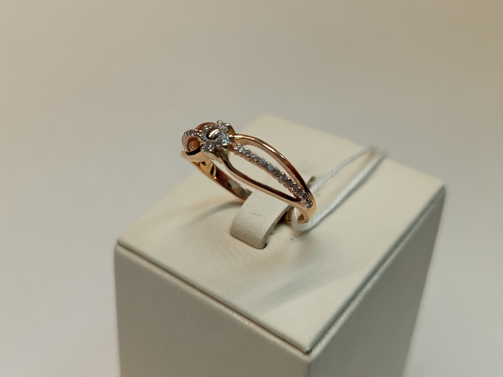 КОЛКМИ585 КОЛЬЦО С КАМНЯМИ (Au 585)