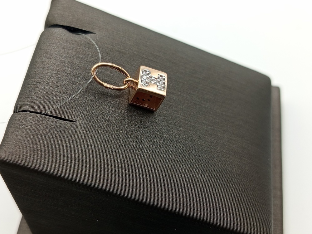 ПОДВЕСКА С КАМНЯМИ (Au 585)