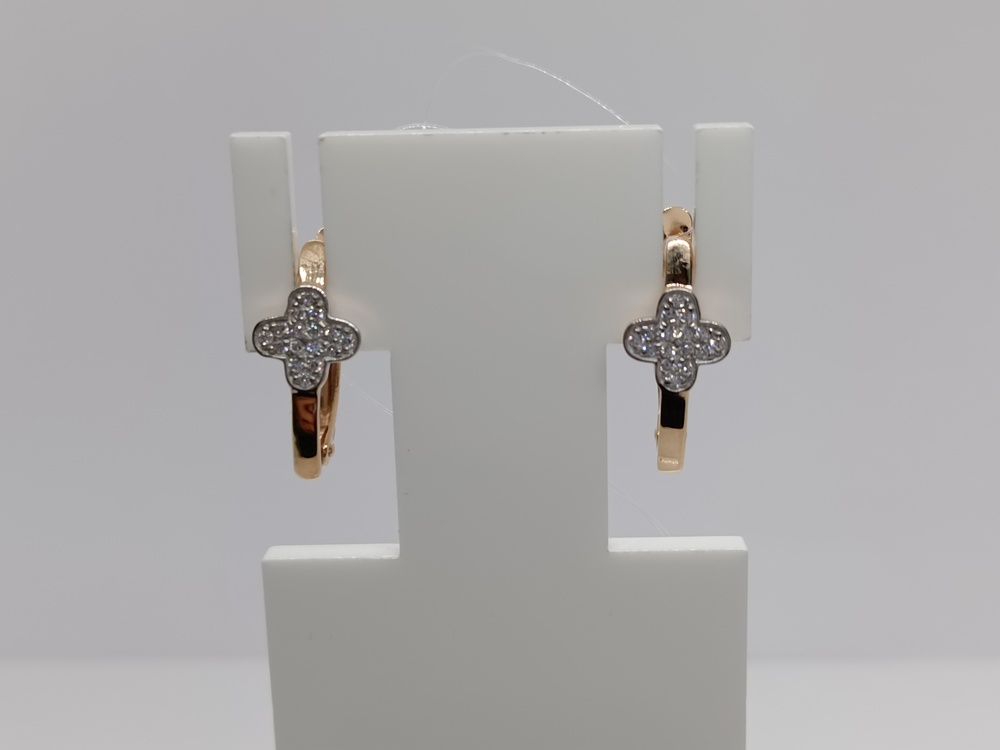 СЕРЬГИ С КАМНЯМИ (Au 585)