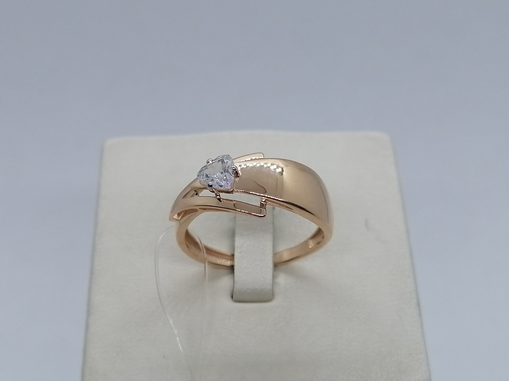 КОЛЬЦО С КАМНЕМ (Au 585)