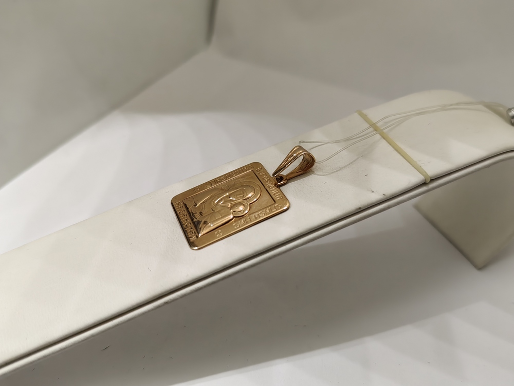 932 ПОДВЕСКА ИКОНА без камня (Au 585)