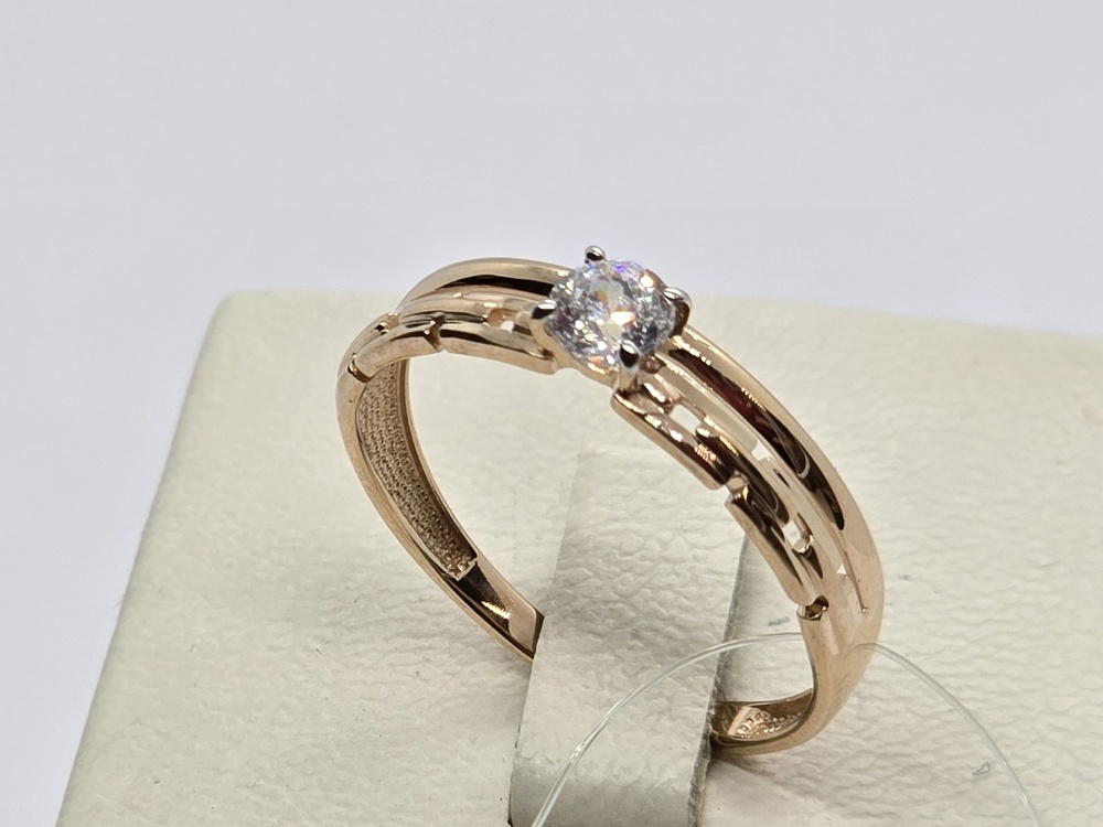 КОЛЬЦО С КАМНЕМ (Au 585)