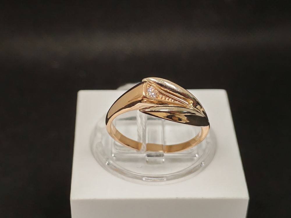 КОЛЬЦО С КАМНЕМ (Au 585)