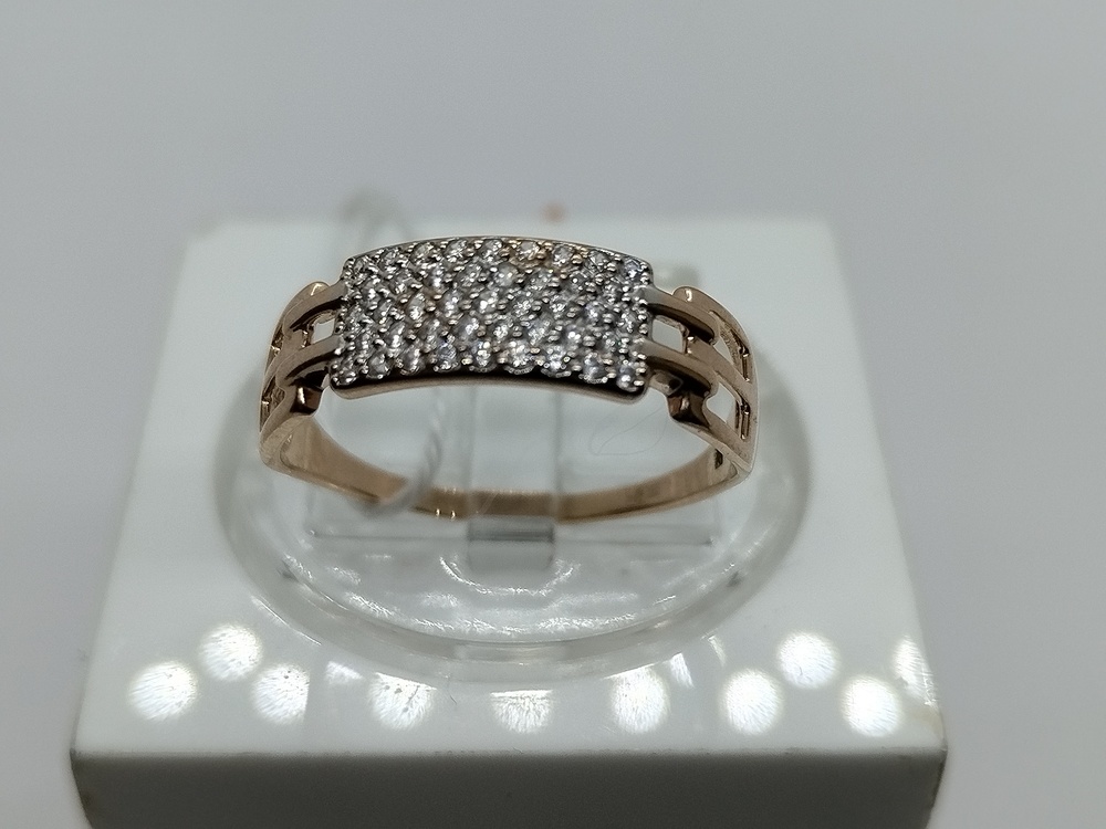 КОЛКМИ585 КОЛЬЦО С КАМНЯМИ (Au 585)