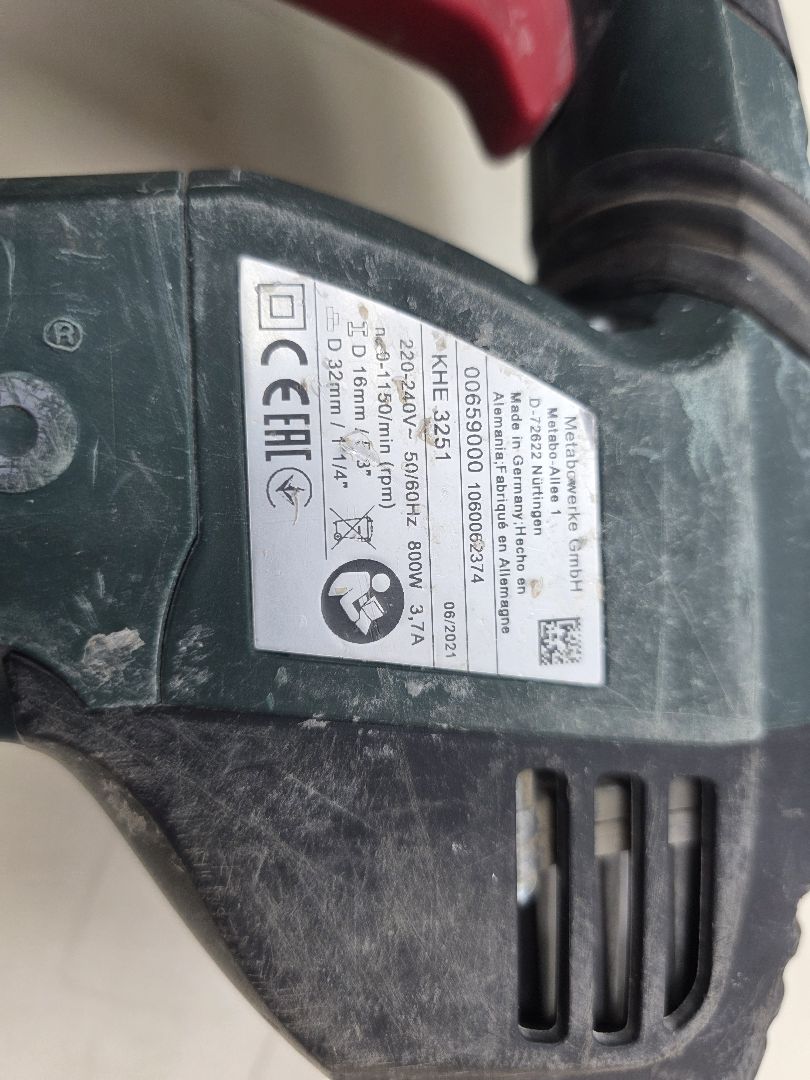 Перфоратор Metabo KHE 3251