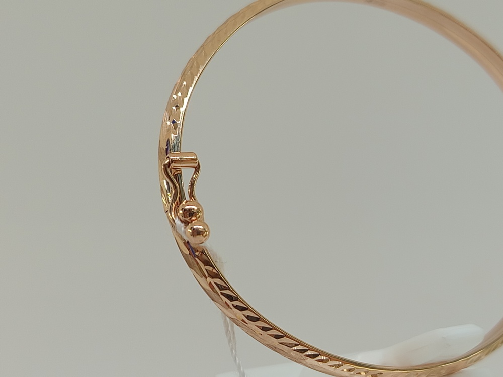 БРАСЛЕТ ЖЕСТКИЙ без камня (Au 585)