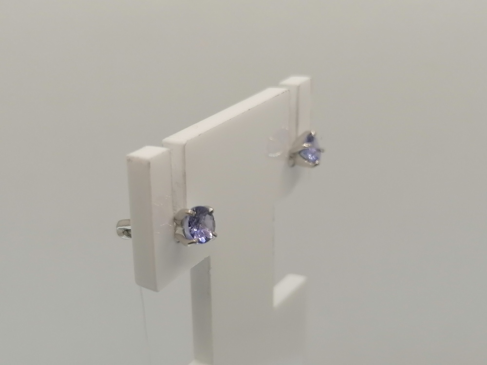 СЕРЬГИ ПУСЕТЫ Танзанит (Au 585)